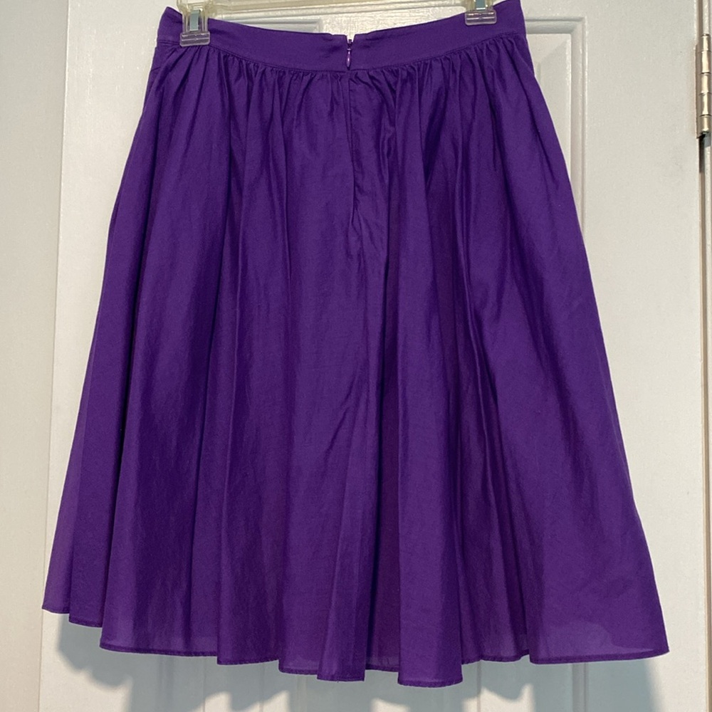 J. Crew Purple Midi Skirt - Picture 2 of 9
